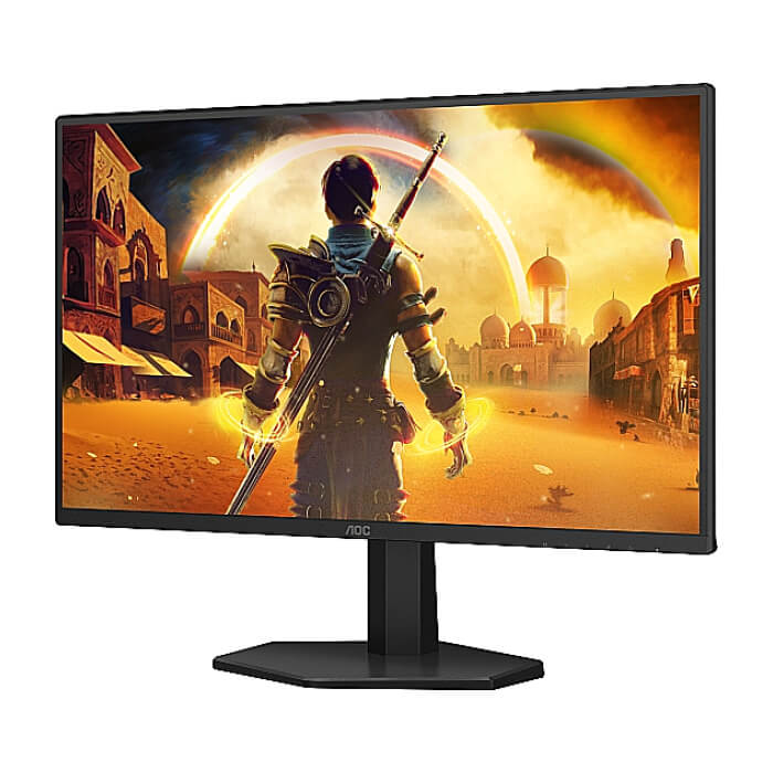 AOC 25G42E, 24.5" Fast IPS WLED, 1920x1080@180Hz, 1ms GtG, 0.5ms MPRT, 300cd m/2, 1000:1, 80M:1, Adaptive Sync, FlickerFree, Low Blue Light, Tilt, HDMI, DP ID 92365 (тъмнейл - 2)