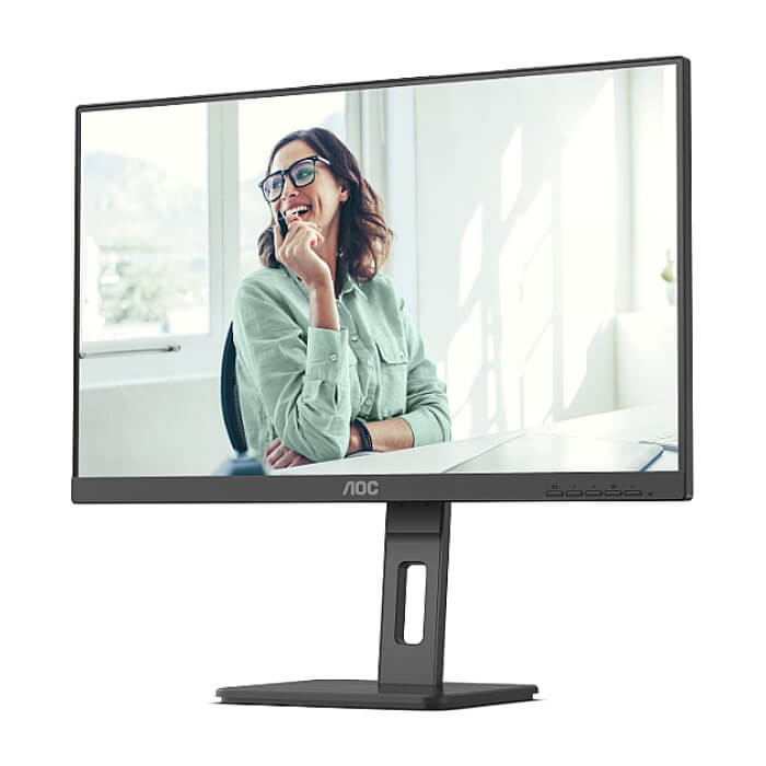 AOC Q27P3CV, 27" IPS WLED, 2560x1440@100Hz, 4ms GtG, 350cd m/2, 1000:1, DCR 50M:1, Adaptive Sync, FlickerFree,Low Blue Light, 2Wx2, Tilt, Height Adjust, Pivot, Swivel, 2xHDMI, ID 97139 (тъмнейл - 3)