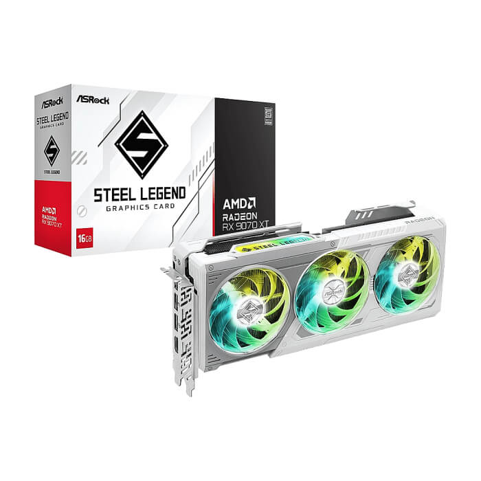 Asrock RX 9070XT 16GB Steel Legend ID 86359 (тъмнейл - 2)