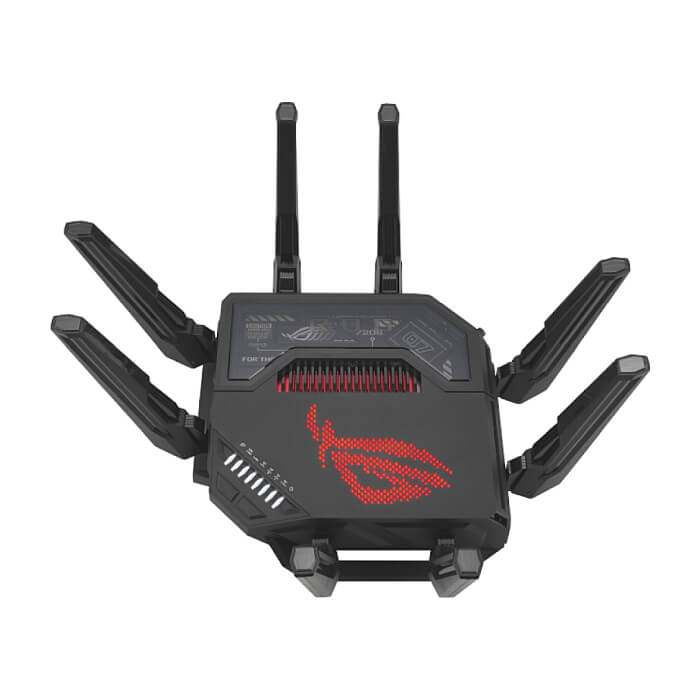 Asus Gaming Wireless Router, ROG Rapture GT-BE98, BE25000, Quad-Band, Quad-Core 2.6GHz CPU, 256MB/2GB Flash/RAM, 10G dual-port, 2.5G quad-port, AiProtection Pro, RangeBoost Plus, A (тъмнейл - 5)