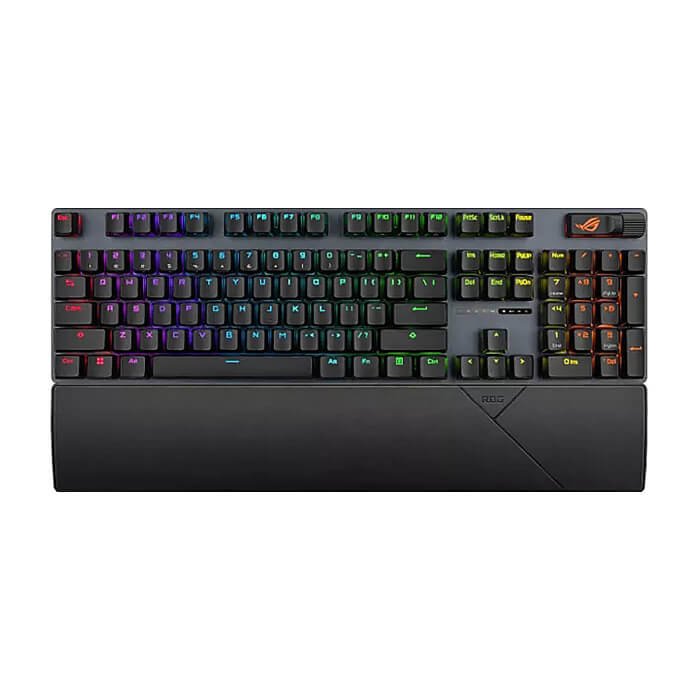Asus ROG Strix Scope II RX Gaming Keyboard, IP57, Dampening Foam, Pre-lubed ROG RX Red Optical Switches, UV-Coated ABS Keycaps, multi-function controls, Xbox Game Bar function hotk на супер цена от GT Computers Asus ROG Strix Scope II RX Gaming Keyboard, IP57, Dampening Foam, Pre-lubed ROG RX Red Optical Switches, UV-Coated ABS Keycaps, multi-function controls, Xbox Game Bar function hotk на супер цена