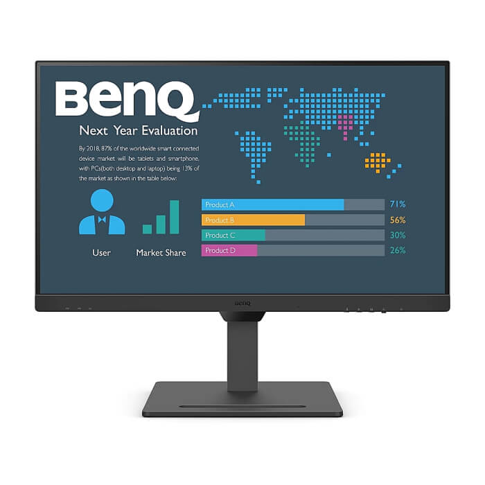 BenQ BL2790QT 27" IPS, 5ms, QHD 2560x1440, 75Hz, 99% sRGB, Eye Reminder, Flicker-free, LBL, B.I. Gen2, ePaper, 1000:1, 20M:1 DCR, 8 bit, 350cd/m2,HDMI,DP, USB-C 60W, Daisy Cha ID 65297