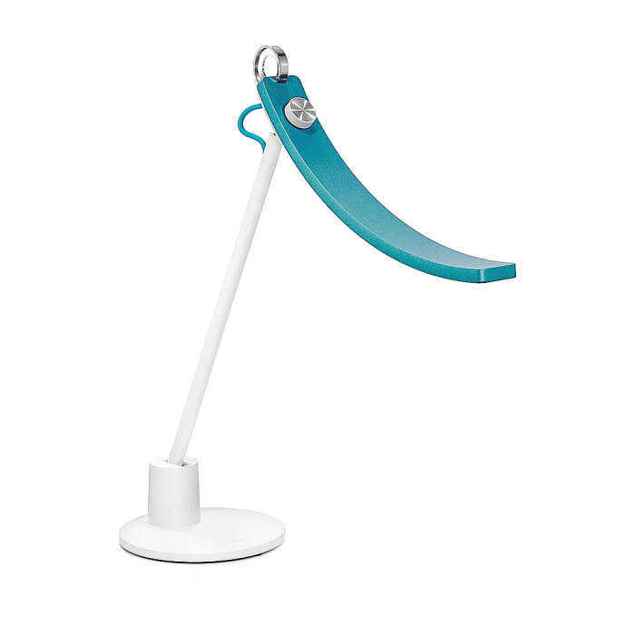 BenQ (CW+WW) Table WiT Genie e-Reading lamp Light Source Dual Color LED, Color Rendering Index >95, Center Illuminance 1600 lux (Height 45cm), Color Temperature 2700K ~ 5700K, Lighting Coverage (At 500 Lux) 90cm (width), Aluminum alloy, BLUE ID 66632 на супер цена