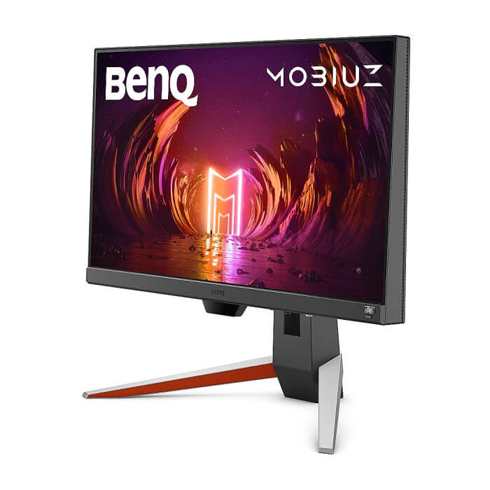 BenQ MOBIUZ EX240, 23.8", IPS, 1920x1080 FHD, 1ms 165Hz, 99% sRGB, 350 cd/m2, FreeSync Premium, 2x HDMI 2.0, DP, HDRi, treVolo 2x 2.5W speakers, Height Adjustable Stand, USB Hub, Eye-care VESA 100x100, Silver ID 65330 (тъмнейл - 3)