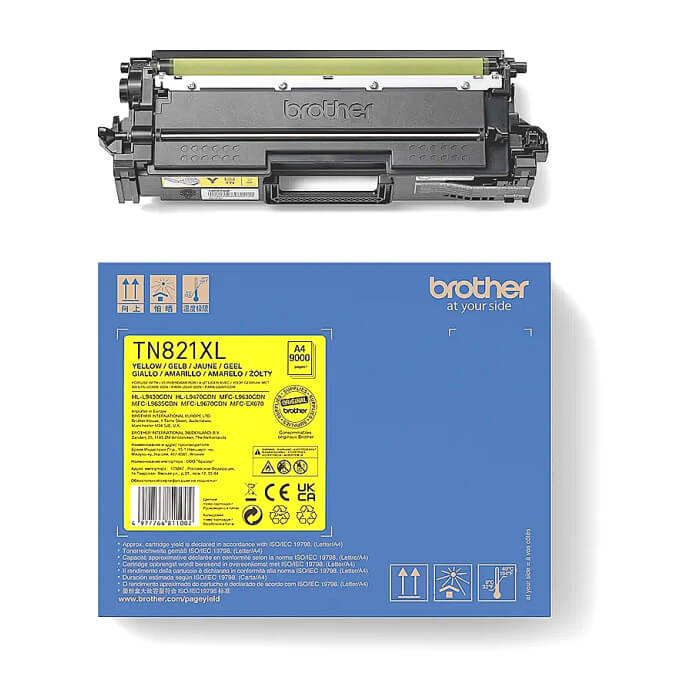 Brother TN-821XLY Yellow Toner Cartridge High Yield ID 69191 (тъмнейл - 3)
