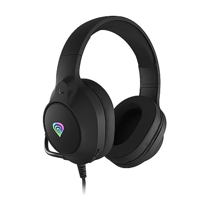 Genesis Headset Neon 213 With Microphone RGB Illumination Black ID 92369 (тъмнейл - 5)