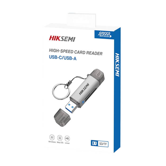 HIKSEMI Card Reader, USB 3.0 and Type-C, SD cards and TF cards ID 63322 (тъмнейл - 4)