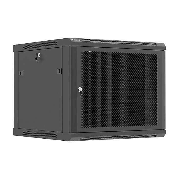 Lanberg rack cabinet 19" wall-mount 9U / 600x600 for self-assembly (flat pack), black ID 92943 (тъмнейл - 3)
