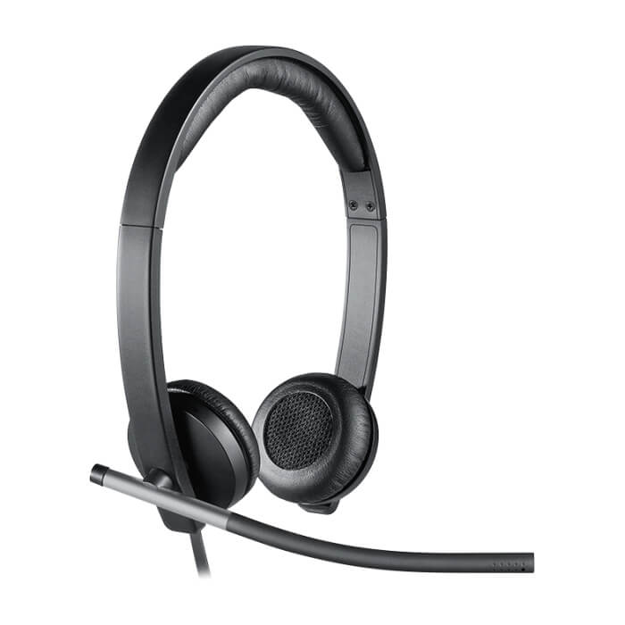 Logitech USB Headset H650e Stereo, Flexible Mic, In-line Controls, Echo Cancellation, Noise-cancelling, USB ID 66442 (тъмнейл - 3)