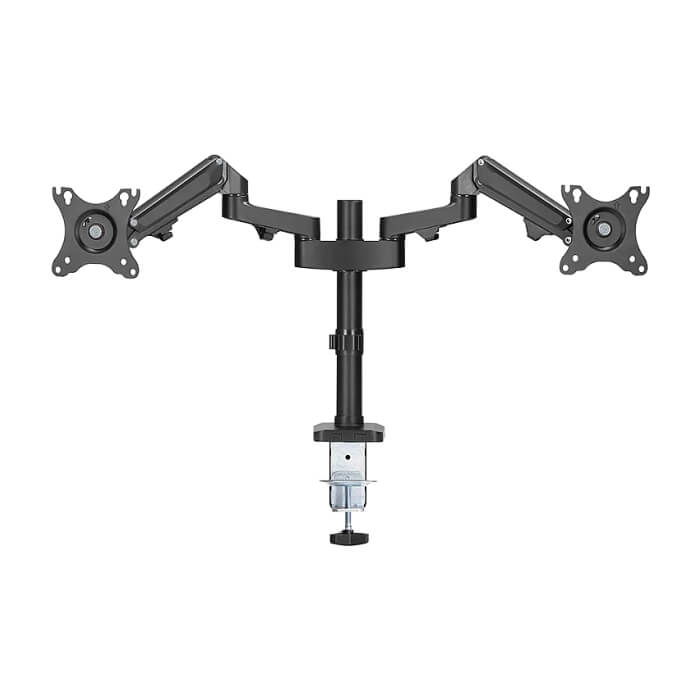 Neomounts by Newstar Desk Pole Mount (clamp/grommet) for 2 Monitor Screens ID 66746 (тъмнейл - 5)