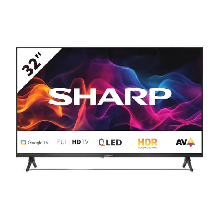 Sharp 32GF3265E, 32" Full HD QLED Google TV, 1920x1080 Frameless, 1 000 000:1, Active Motion 400, DVB-T/T2/C/S/S2, HDR10, Speaker 2x8W, Dolby Digital, Google Cast, HDMI (ARC/C ID 95673 на супер цена