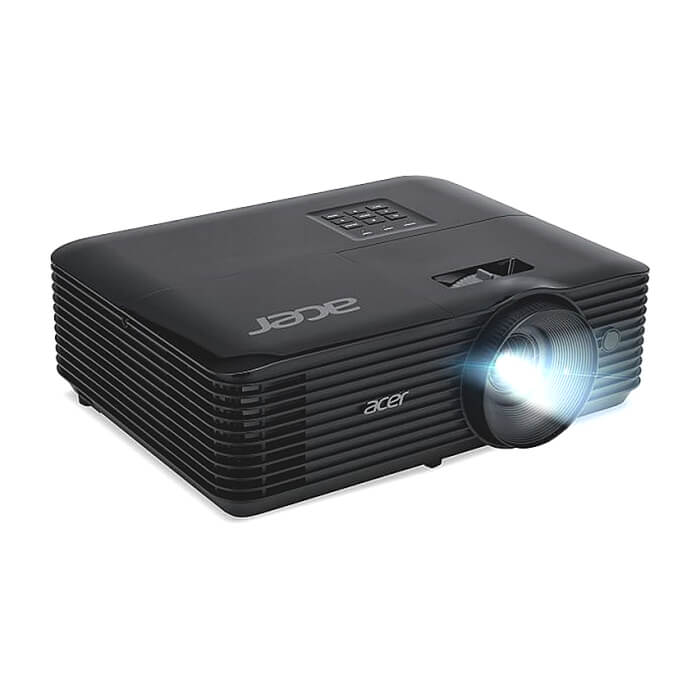 Acer Projector X1128H, DLP, SVGA (800x600), 4800Lm, 20 000:1, 3D ready, 40 degree Auto keystone, ACpower on, HDMI, VGA, RCA, USB(Type A, 5V/1.5A), Audio in, 1x3W, 2.7kg, Black ID 89875 (тъмнейл - 2)