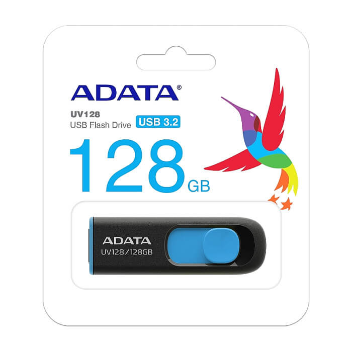ADATA UV128 128GB USB 3.2 Black ID 74247 (тъмнейл - 4)