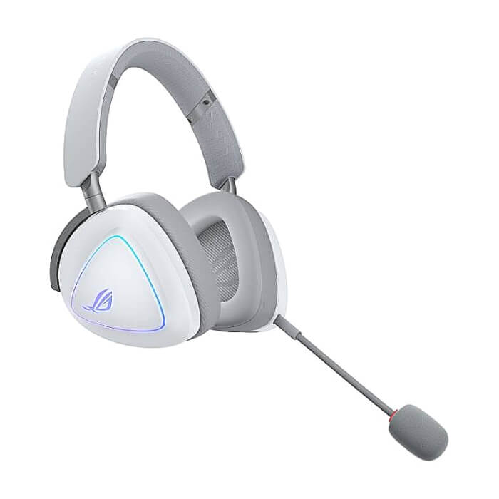 Asus ROG Delta II Wireless Gaming Headset ( BT, ROG SpeedNova 2.4GHz, 3.5mm, 50mm Titanium-Plated Drivers, 10mm Super-Wideband Mic, 110HR, DualFlow Audio, For PC, Switch, PS5, Xbox ID 90877 на супер цена