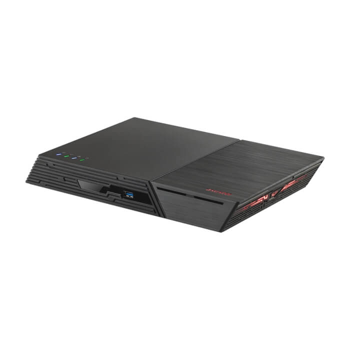 Asustor Flashstor 6 FS6706T, 6 Bay NAS, Quad-Core 2.0GHz, Dual 2.5GbE Ports, 4GB RAM DDR4, Six M.2 SSD Slots, (Diskless), HDMI 2.0b+ Infrared Receiver, Black (тъмнейл - 3)