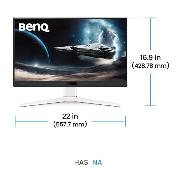 BenQ EX251, 25” FHD BenQ 220Hz MOBIUZ Gaming Monitor, EX251 WHITE ID 95336 (тъмнейл - 5)