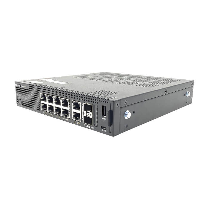 Dell EMC Switch N1108EP-ON, Gigabit, L2, 8x 10/100/1000Mbps half/full duplex ports, 2x GbE RJ45 and 2x GbE SFP interfaces, 8xPoE/PoE+, DNN1108EP, 137W PoE power budget RJ45, FastPo (тъмнейл - 2)
