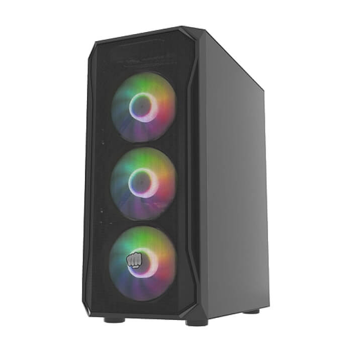 Fury PC Case Shobo SH4F RGB Midi Tower, Window, Black ID 63633 (тъмнейл - 2)