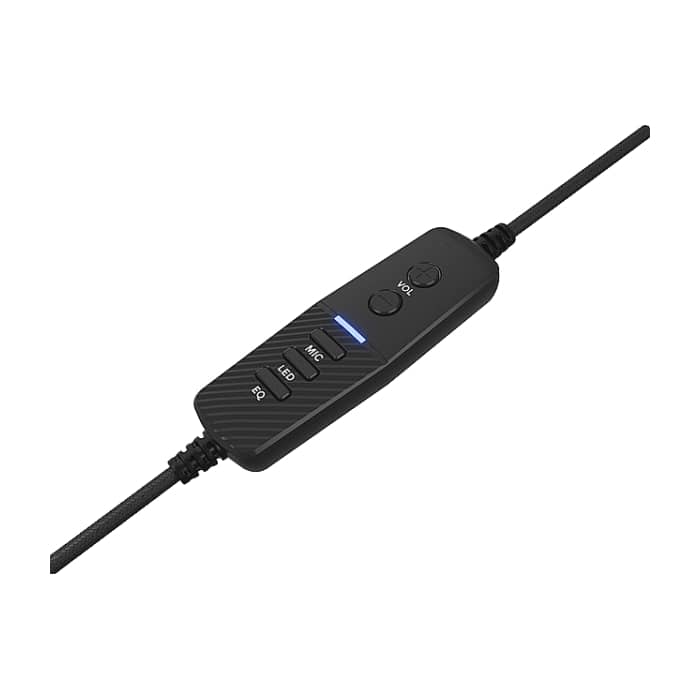 Genesis Headset Neon 764 with microphone, RGB illumination, USB, Black ID 78047 (тъмнейл - 2)