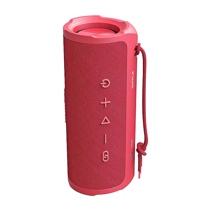 HiFuture Ripple Red, 2-Way Speaker System, 20W*1+10W*1, IPX7 Waterproof, Up to 12 Hours Playtime, Bluetooth 5.3, Pair to Play (TWS Mode) ID 94763 (тъмнейл - 3)
