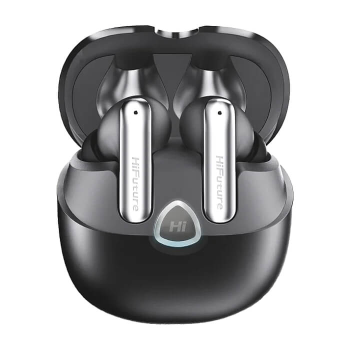 HiFuture SonicAir Black, 4MICS ENC, 35 Hours Playtime, Wireless 5.3, 10MM Driver, Soft Bass, Comfort Fit ID 94718 на супер цена