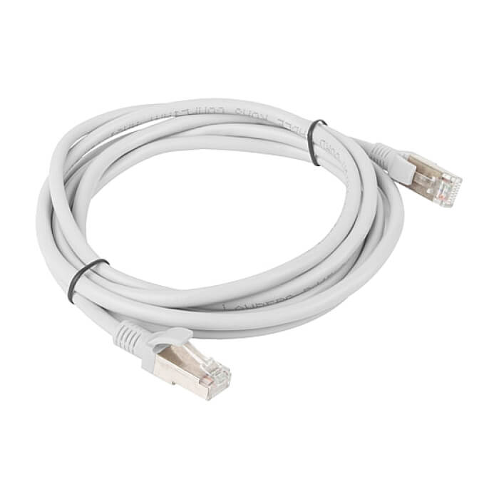 Кабел - Lanberg patch cord CAT.5E FTP 2m, grey ID 72469 (тъмнейл - 2)