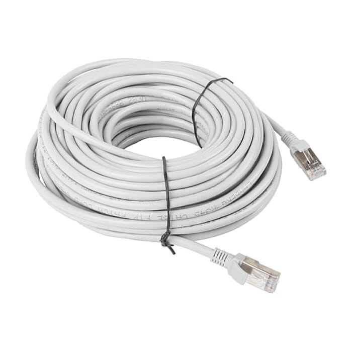 Кабел - Lanberg patch cord CAT.6 20m, grey ID 72145 (тъмнейл - 2)