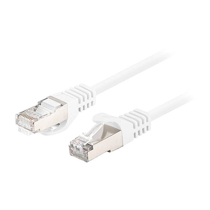 Кабел - Lanberg patch cord CAT.6 FTP 1.5m fluke passed (10-pack), white ID 72364