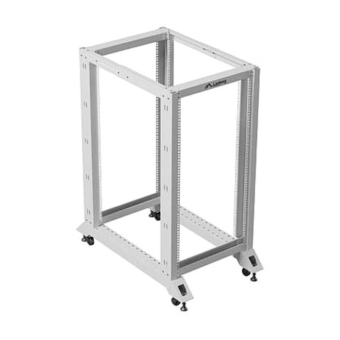 Lanberg open rack 19" 22U 600x1000, grey ID 96773 (тъмнейл - 5)