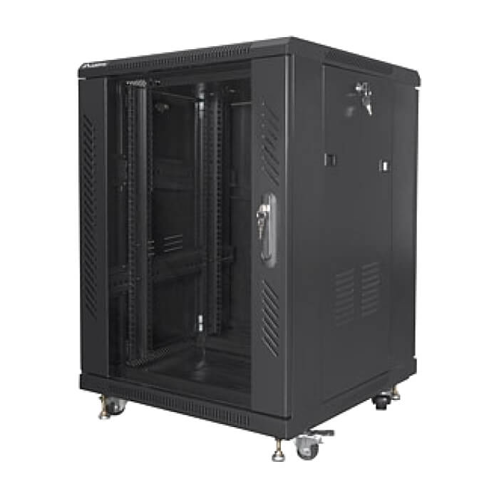 Lanberg rack cabinet 19" free-standing 15U/600x600 (flat pack) black ID 87204 на супер цена