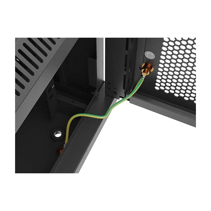 Lanberg rack cabinet 19" wall-mount 9U / 600x600 for self-assembly (flat pack), black ID 92943 (тъмнейл - 5)