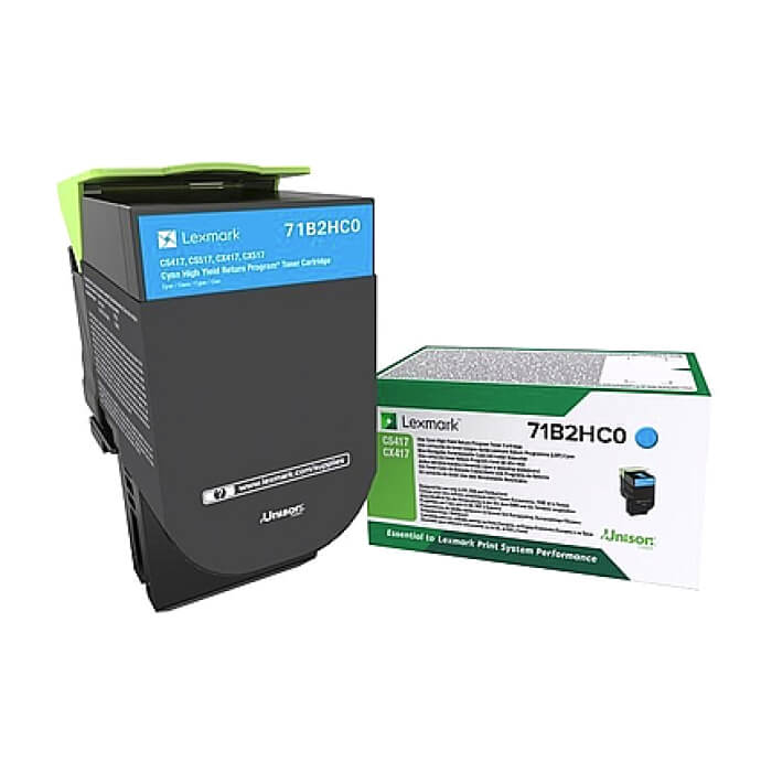 Lexmark 71B2HC0 CS/CX417, 517 Cyan Return Programme 3.5K Toner Cartridge ID 68317 на супер цена