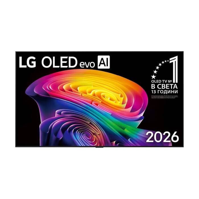 LG OLED77C61LA, 77" OLED evo, 4K (3840 x 2160), DVB-C/T2/S2, Alpha 11 AI 4K Gen3, 120Hz Native (VRR 165Hz), ThinQ AI, HDR10, NVIDIA G-SYNC, AMD FreeSync, Dolby Vision, Dolby A ID 99073 на супер цена