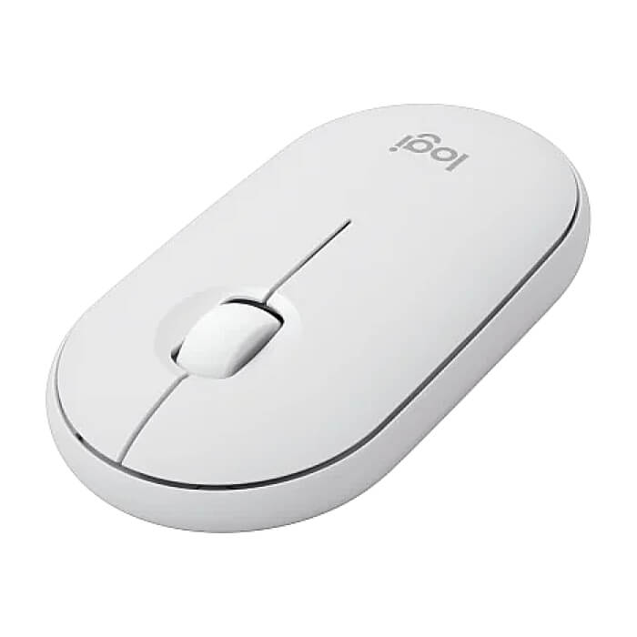 Logitech Pebble Mouse 2 M350s - TONAL WHITE - BT - N/A - EMEA-808 - DONGLELESS (тъмнейл - 2)