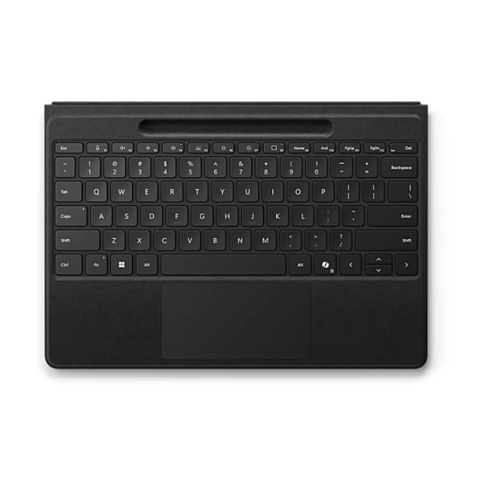 Microsoft Surface Pro Flex Keyboard ONLY Eng Intl CEE Commercial Alcantara Black на супер цена от GT Computers Microsoft Surface Pro Flex Keyboard ONLY Eng Intl CEE Commercial Alcantara Black на супер цена