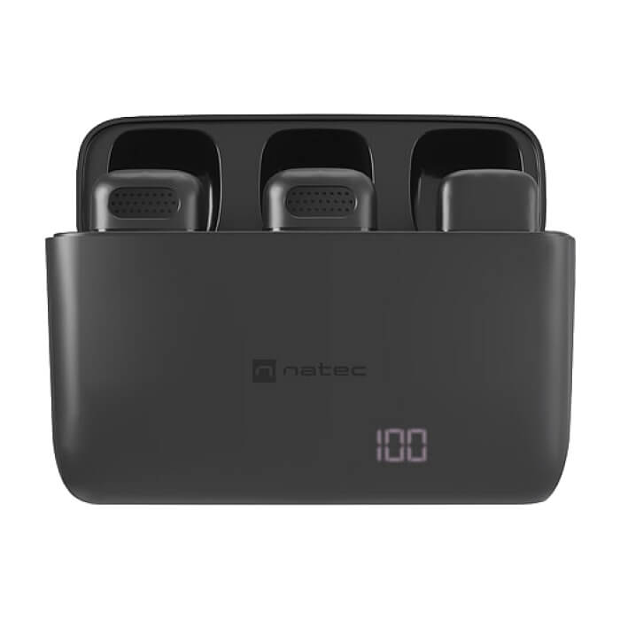 Natec microphone Hopper Lavalier Wireless USB C, 2pcs ID 86574 на супер цена