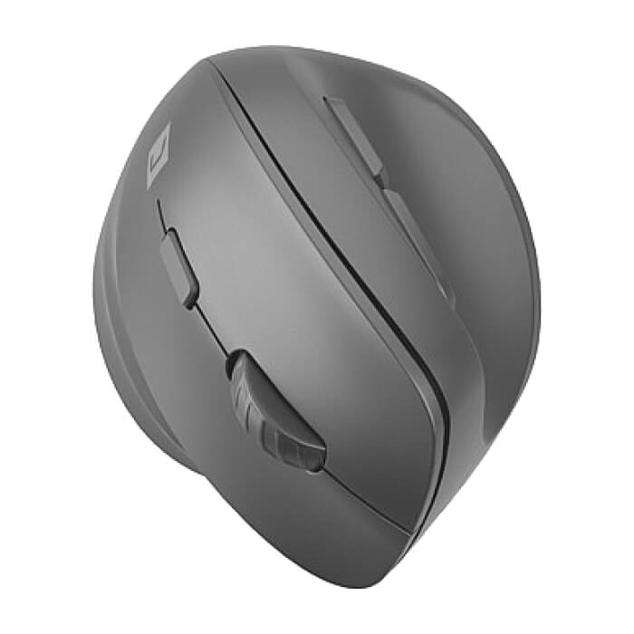 Natec Vertical Mouse Crake 2 BLUETOOTH 5.2 + 2.4GHZ BLACK 2400dpi, Right handed, black (тъмнейл - 2)