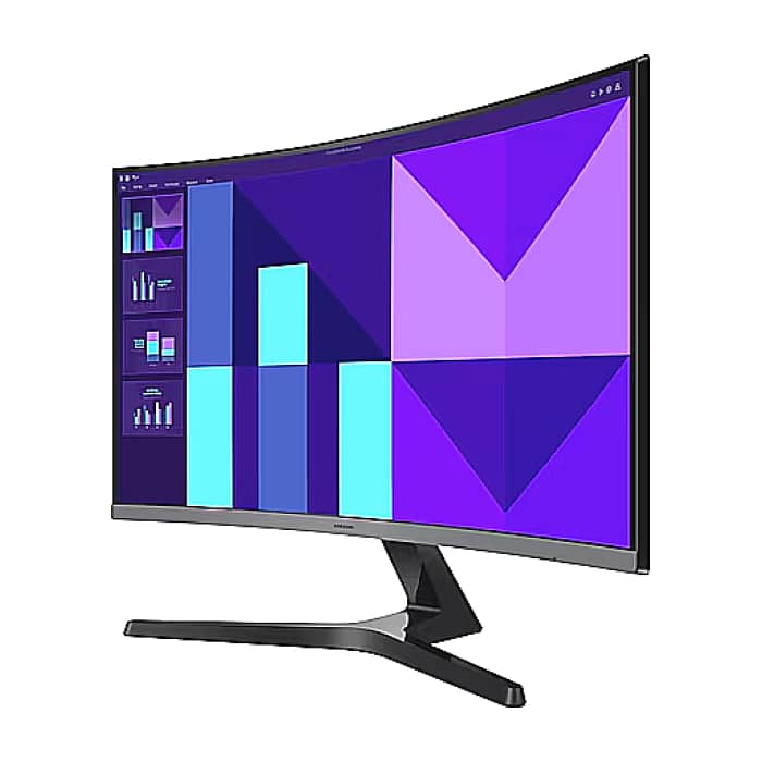 Samsung 27D392 27" Curved VA 1920x1080 4ms 100Hz D-Sub HDMI Black ID 88699 (тъмнейл - 2)
