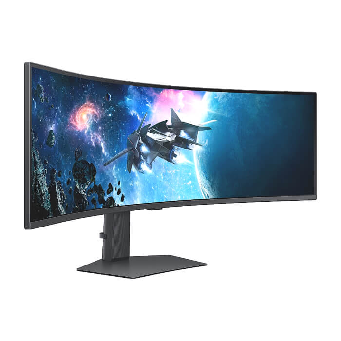 Samsung LS49CG950, 49" Odyssey G9 GAMING, Curved VA, 1000R, 240Hz, 32:9, 5120 x 1440, 450 cd/m2, Display Port, HDMI, Micro HDMI, USB Hub, Black ID 76845 (тъмнейл - 3)