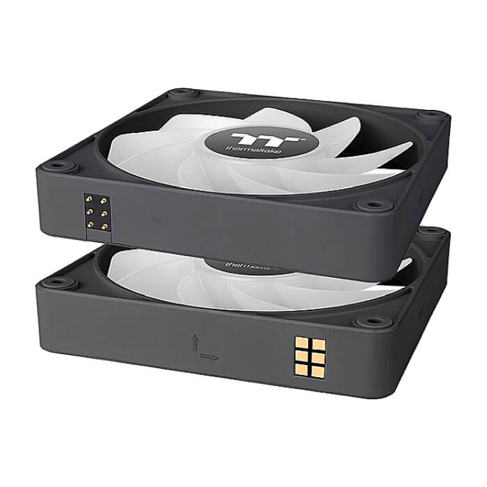 Thermaltake CT140 EX Reverse ARGB Sync PC Cooling Fan 3 Pack Magnetic Connect ID 89343 (тъмнейл - 2)