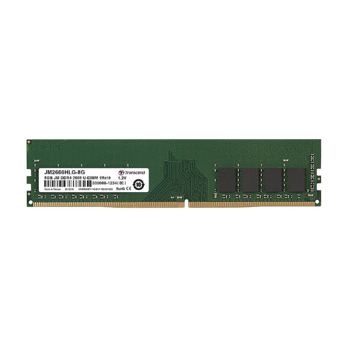 Transcend 8GB JM DDR4 2666Mhz U-DIMM 1Rx16 1Gx16 CL19 1.2V ID 63920 на супер цена