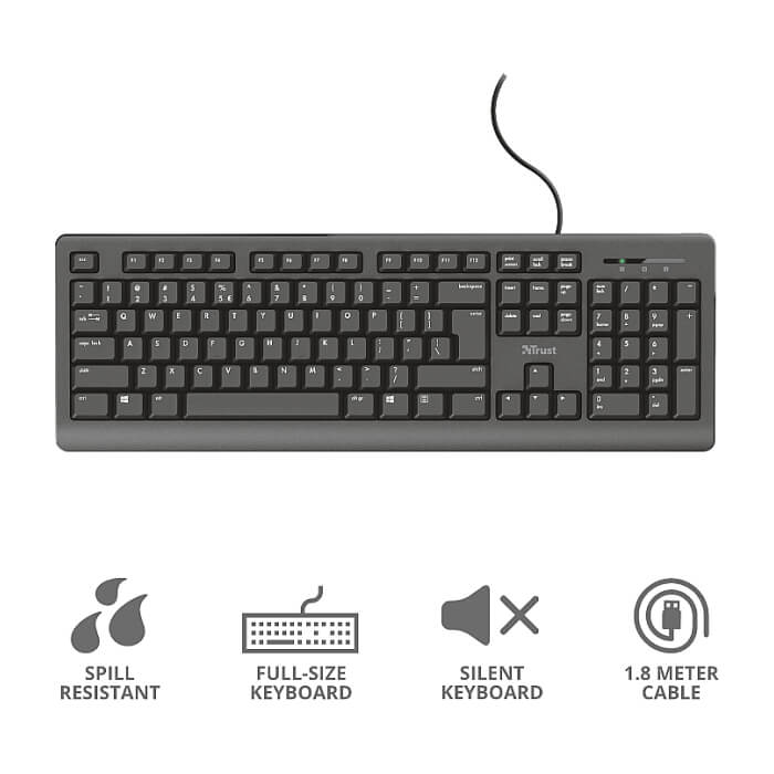 TRUST Primo Keyboard BG layout (тъмнейл - 5)
