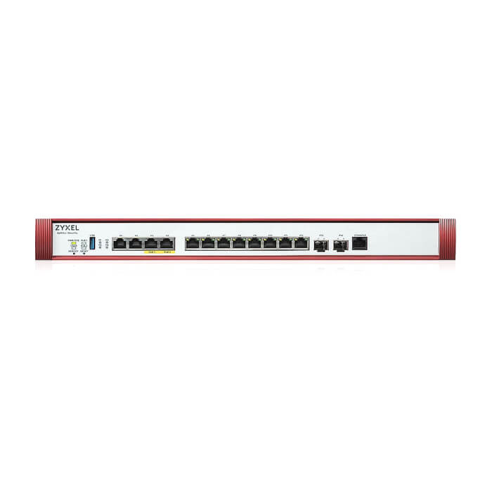 ZyXEL USG FLEX 700 H, 2*2.5G, 2*10G( PoE+) & 8 Gigabit user-definable ports, 2*SFP+, 1*USB with 1 YR Gold Security Pack ID 93736 на супер цена от GT Computers ZyXEL USG FLEX 700 H, 2*2.5G, 2*10G( PoE+) & 8 Gigabit user-definable ports, 2*SFP+, 1*USB with 1 YR Gold Security Pack ID 93736 на супер цена