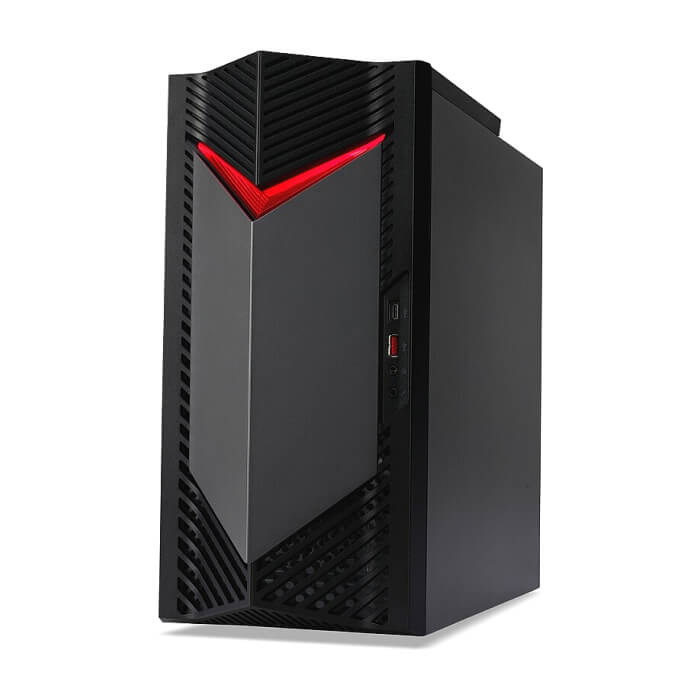 Acer Nitro N50-656, Intel Core i7-14700F (up to 5.40 GHz, 33MB), 32GB DDR5 5600MHz (2*16GB), 1TB SSD 1*M.2 free, GeForce RTX 5060 8GB GDDR7, No DVD, 3* USB 3.2, Type-C, 4*USB.2.0, ID 93585 (тъмнейл - 3)