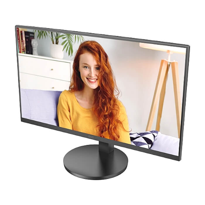 AOC U27B3AF, 27" IPS WLED, 3840x2160@60Hz, 4ms GtG, 300cd m/2, 1000:1, 50M:1 DCR, Adaptive Sync, FlickerFree, Blue Light Tech. Soft., 2Wx2, Tilt, Height Adjust, 2xHDMI, DP ID 77907 (тъмнейл - 5)