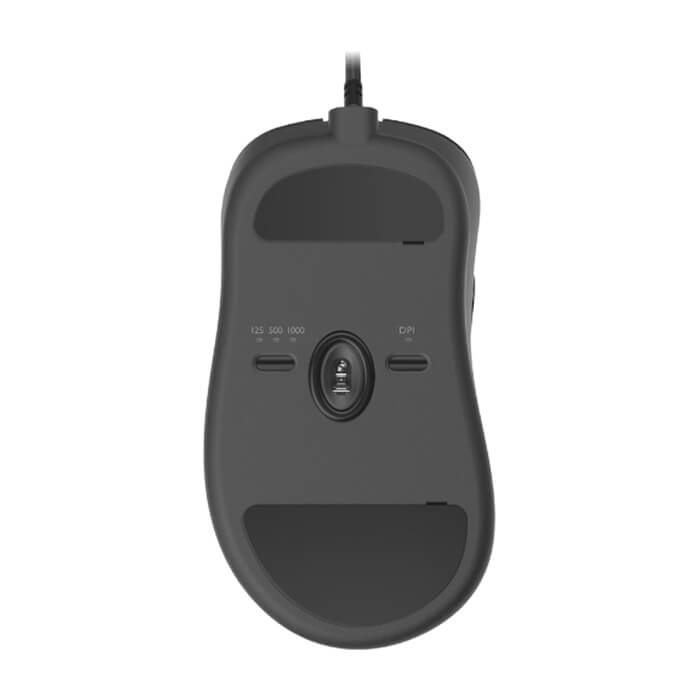 BenQ ZOWIE EC2-C Mouse for Esports, Size M, Edition C, 3360 sensor, 73g, Asymmetrical ergonomic design, Reduced weight, Paracord cable, 24-step scroll wheel, Wired, Driverless, plug and play, inspired by Emil 'HeatoN' Christensen (тъмнейл - 2)