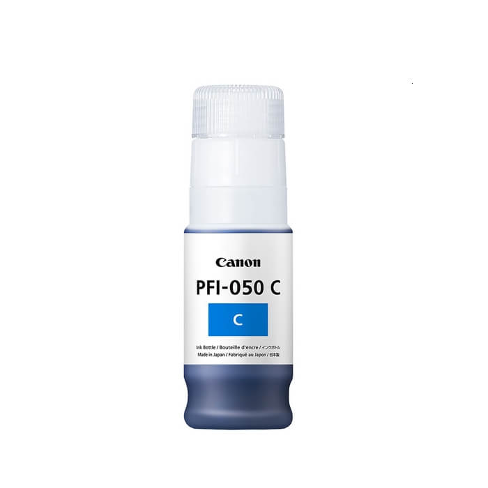 Canon Pigment Ink Tank PFI-050, Cyan ID 70482 Canon Pigment Ink Tank PFI-050, Cyan ID 70482
