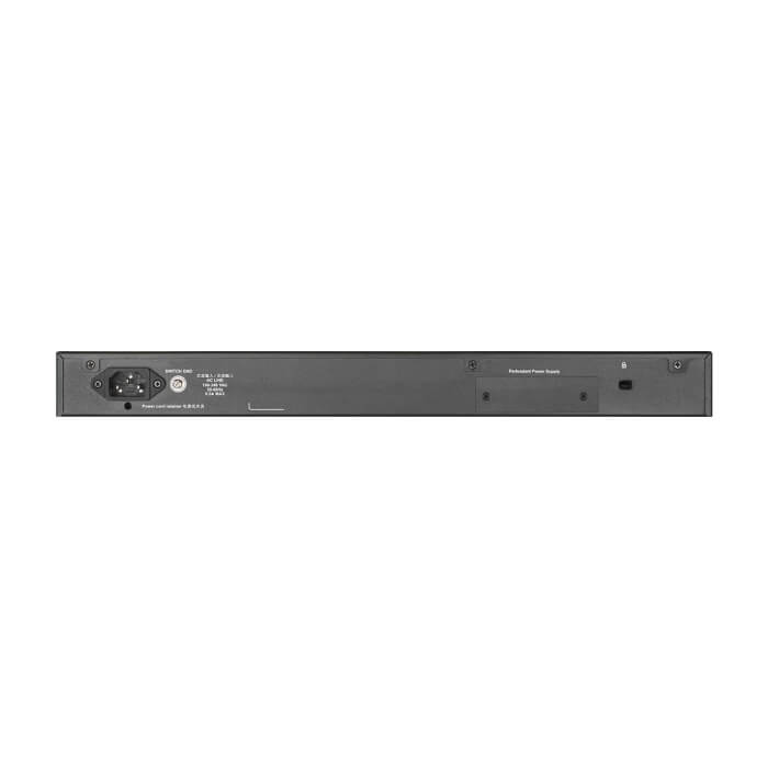 D-Link 44 ports GE PoE + 4 ports 2.5 GE PoE + 2 10GE ports + 2 SFP+ Smart Managed Switch (тъмнейл - 3)