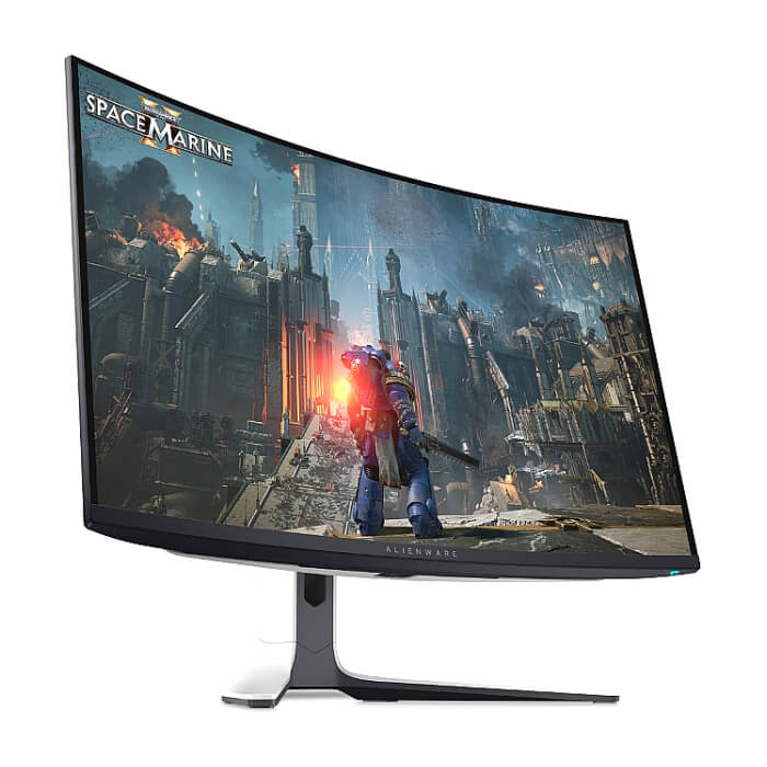 Dell Alienware AW3225QF, 31.6" QD-OLED Anti-reflection, IPS, 0.03ms, 1000 cd/m2, 4K UHD (3840 x 2160), 240Hz, HDR, NVIDIA G-SYNC+VESA, HDMI, DP, USB 3.2, Height Adjustable, Swivel, Tilt, Black ID 79410 (тъмнейл - 2)