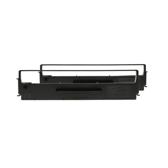 Epson SIDM Black Ribbon Cartridge for LX-350/300+/300+II, Dualpack ID 70631 на супер цена